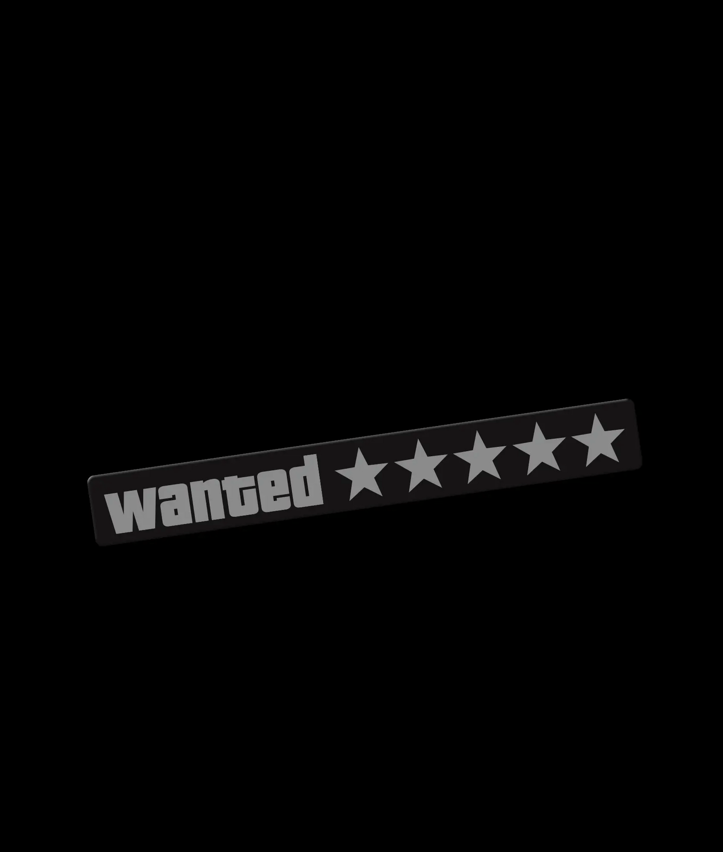 Wanted ★★★★★ | LED Decal | USB Powered