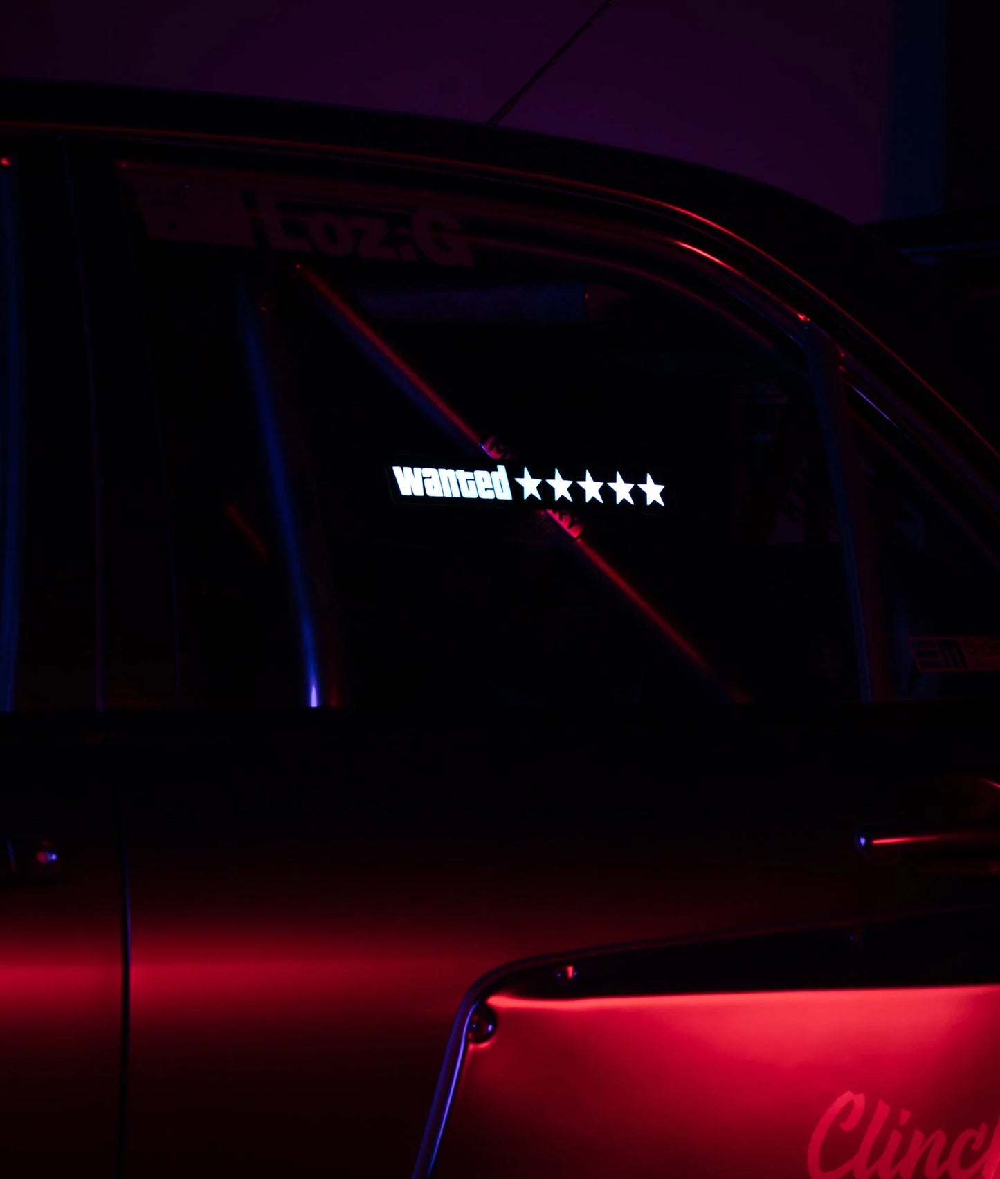 Wanted ★★★★★ | LED Decal | USB Powered